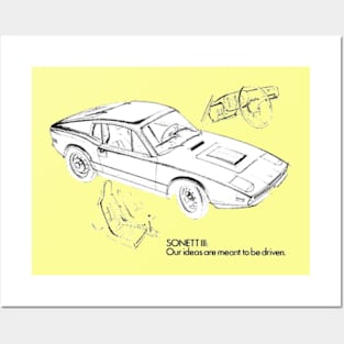 SAAB SONETT - advert Posters and Art